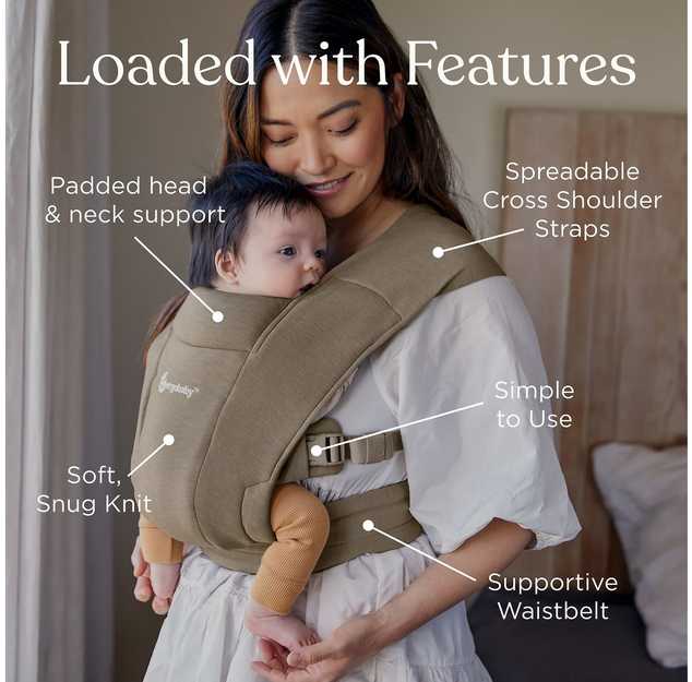 Ergobaby EMBRACE Soft Knit, Kreminis
