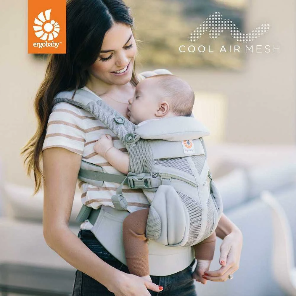 ERGOBABY nešioklė OMNI 360 COOL AIR Mesh, pearl pilkas, BCS360PGREY