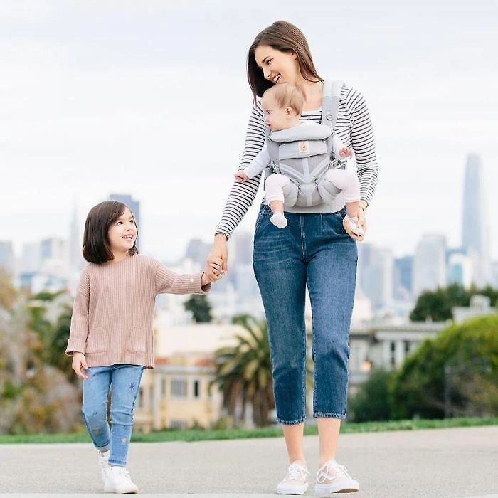 ERGOBABY nešioklė OMNI 360 COOL AIR Mesh, pearl pilkas, BCS360PGREY