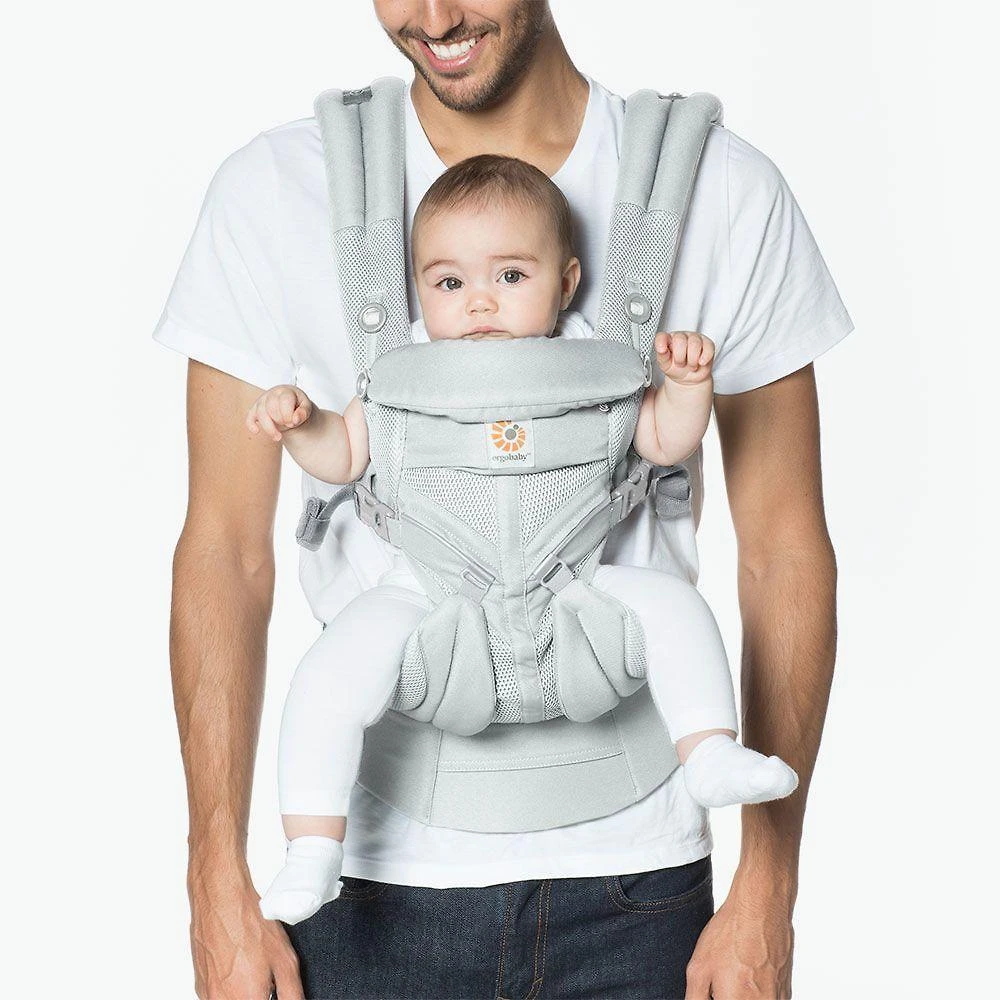 ERGOBABY nešioklė OMNI 360 COOL AIR Mesh, pearl pilkas, BCS360PGREY