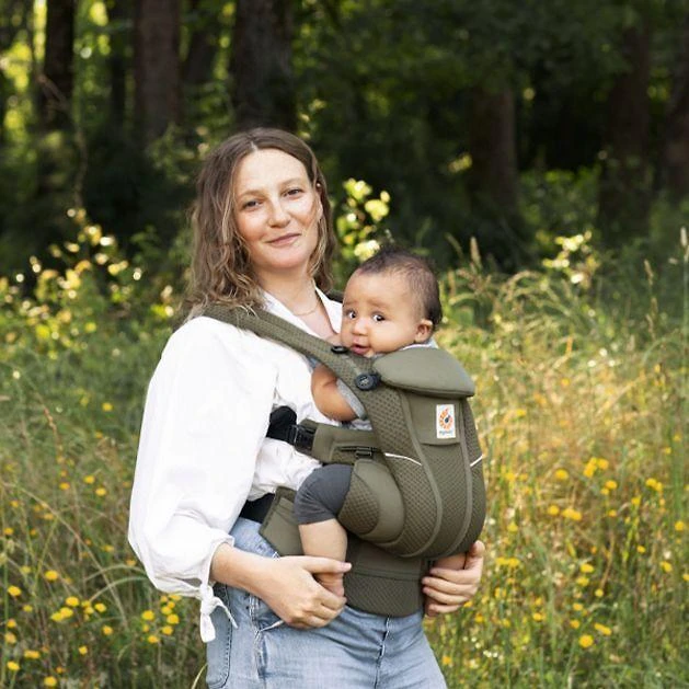 ERGOBABY nešioklė OMNI BREEZE, alyvuogių žalios spalvos, BCZ360POLIVE
