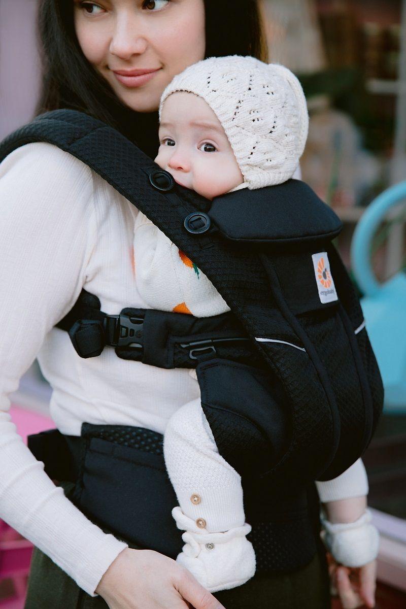 ERGOBABY nešioklė OMNI BREEZE, juodos spalvos, BCZ360PONYX