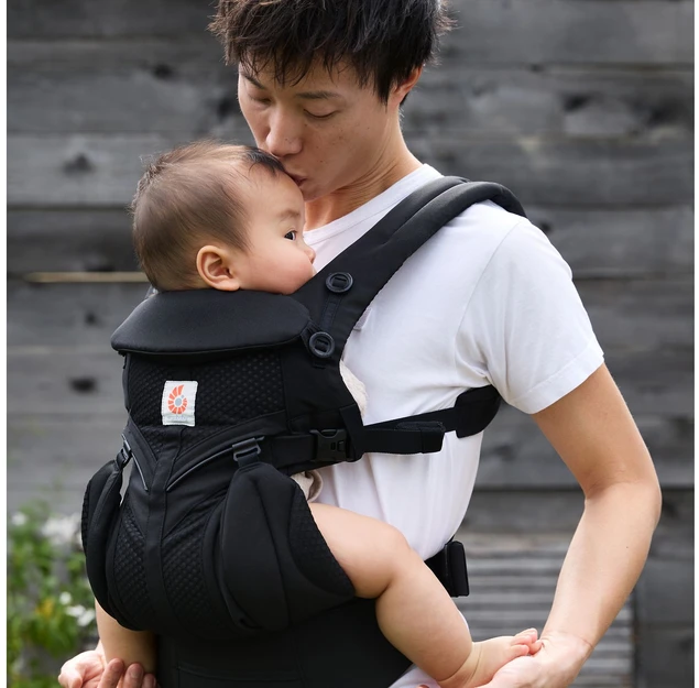 Ergobaby ergonominė kūdikio nešioklė Omni 360 Cool Air Mesh, 3,2–20 kg, BCS360PONYX