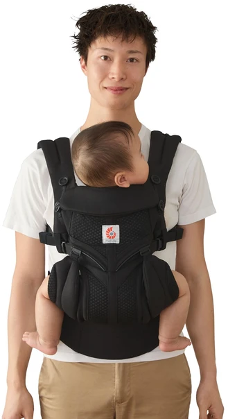 Ergobaby ergonominė kūdikio nešioklė Omni 360 Cool Air Mesh, 3,2–20 kg, BCS360PONYX