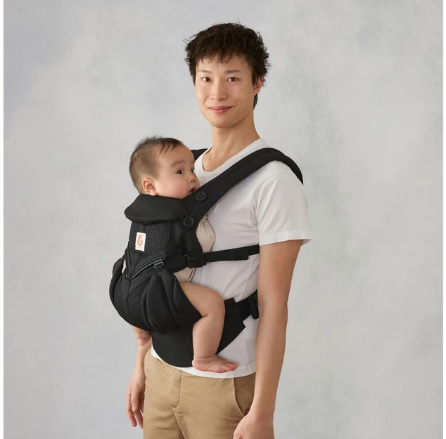 Ergobaby ergonominė kūdikio nešioklė Omni 360 Cool Air Mesh, 3,2–20 kg, BCS360PONYX