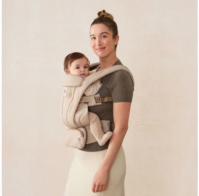 ERGOBABY OMNI DELUXE Mesh, Natural rusvai gelsvas