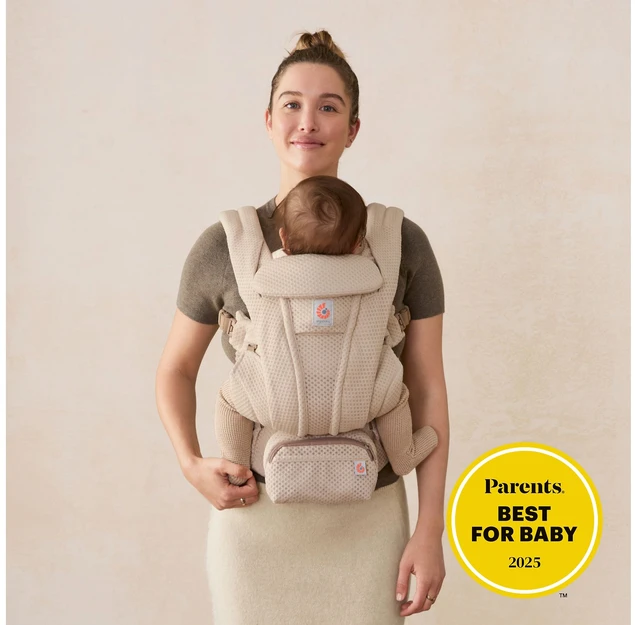 ERGOBABY OMNI DELUXE Mesh, Natural rusvai gelsvas