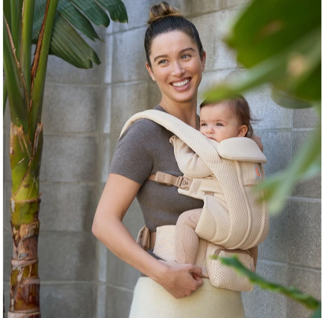 ERGOBABY OMNI DELUXE Mesh, Natural rusvai gelsvas