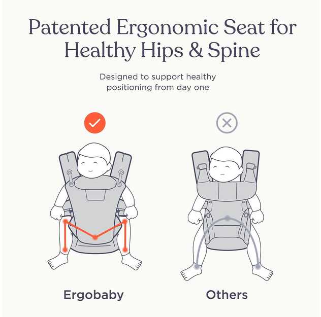 ERGOBABY OMNI DELUXE Mesh, Natural rusvai gelsvas