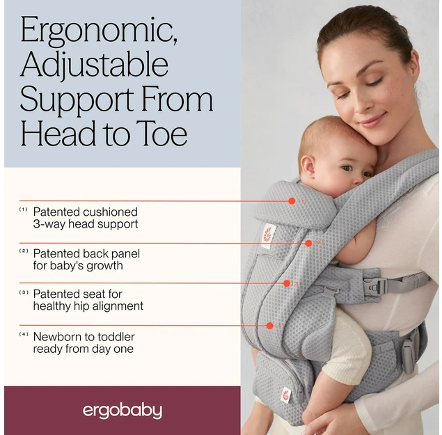 ERGOBABY OMNI DELUXE Mesh, Pearl Pilkas
