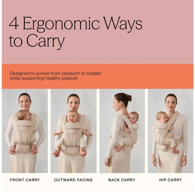 ERGOBABY OMNI DELUXE Mesh lopšys, minkštas alyvuogių spalvos