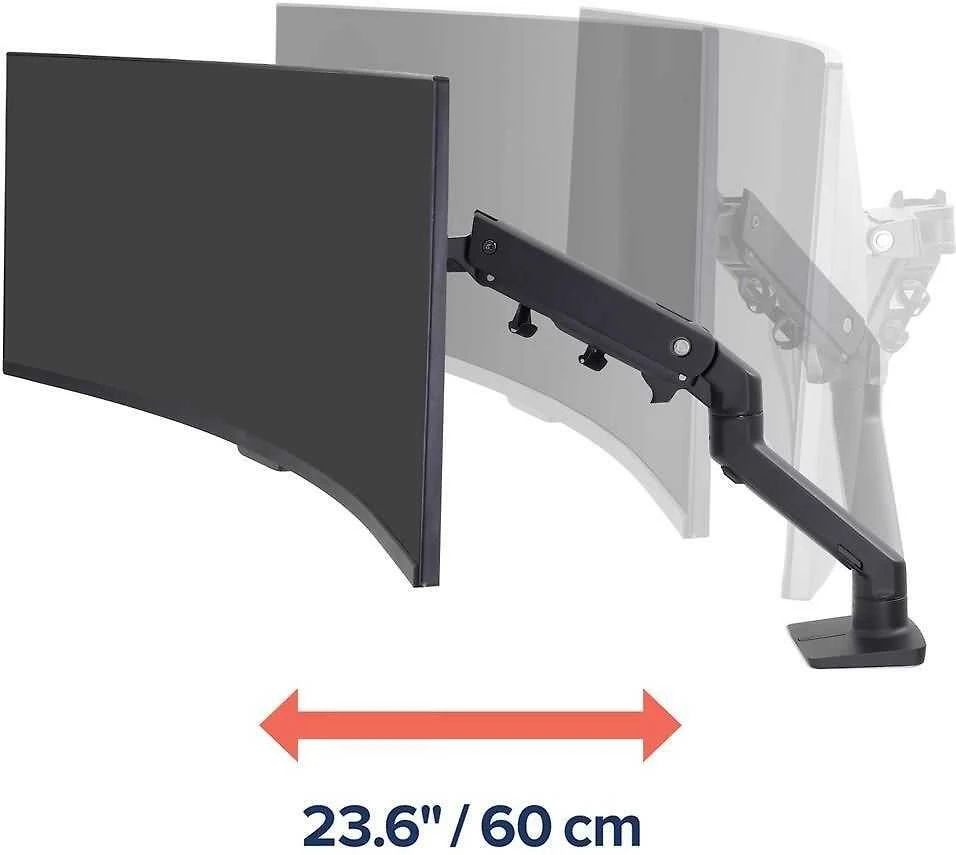 Laikiklis Ergotron - HX Desk Monitorius Arm - matte juodas