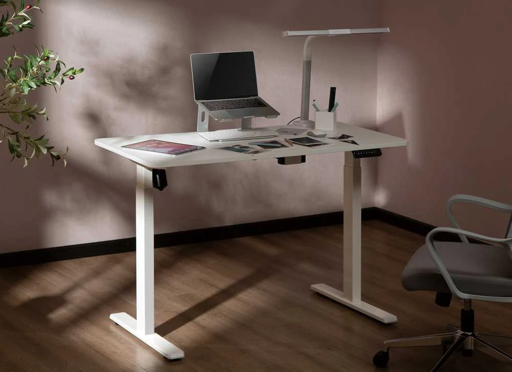 ErgoWork Compact -sähköpöydän runko, valkoinen