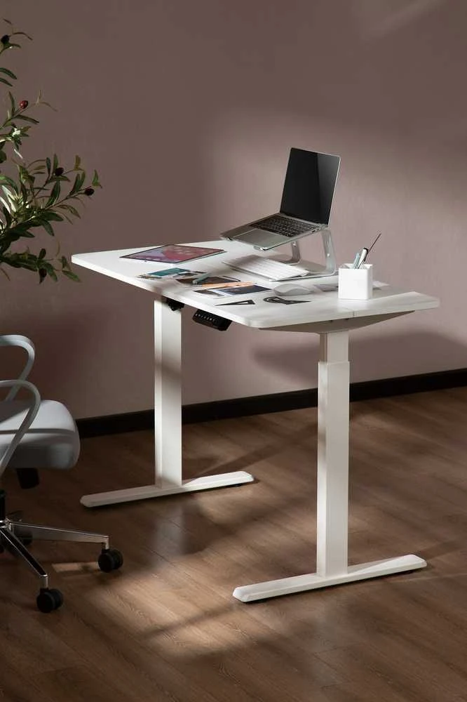 ErgoWork Compact -sähköpöydän runko, valkoinen