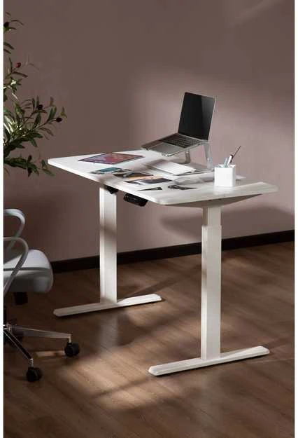 ErgoWork Compact -sähköpöydän runko, valkoinen