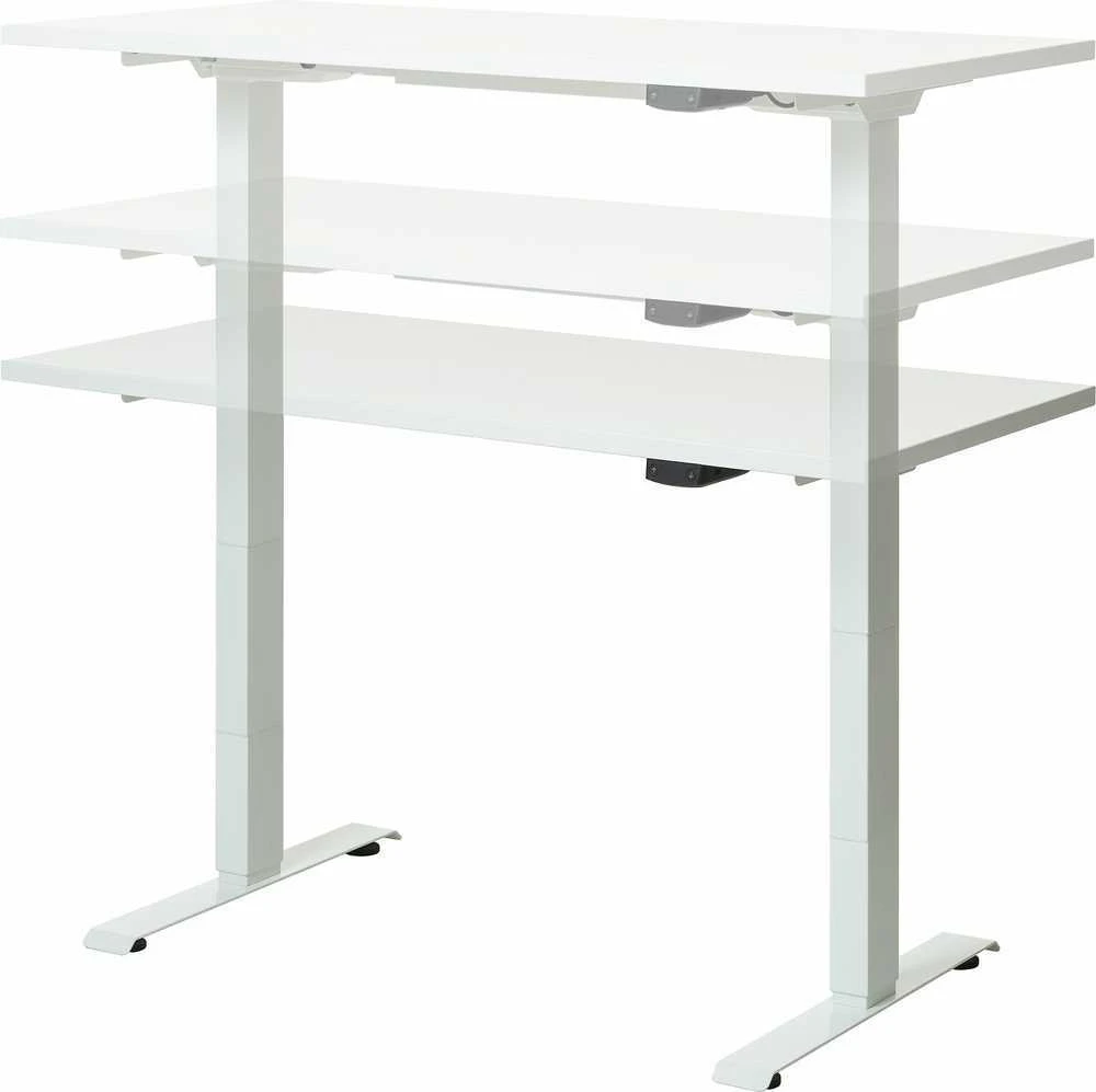 Elfen Ergodesk Modest II -sähköpöydän runko, valkoinen