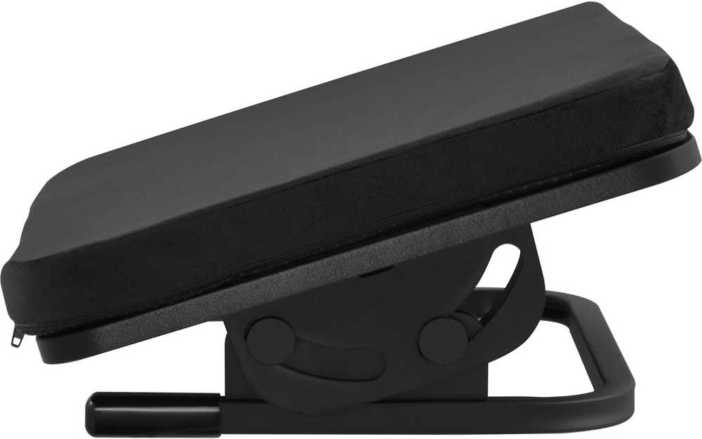 ErgoWork Footrest Pro -ergonominen jalkatuki, musta