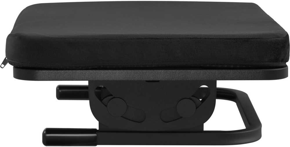 ErgoWork Footrest Pro -ergonominen jalkatuki, musta