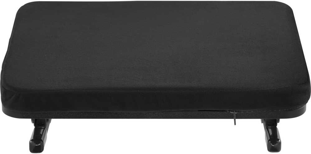 ErgoWork Footrest Pro -ergonominen jalkatuki, musta