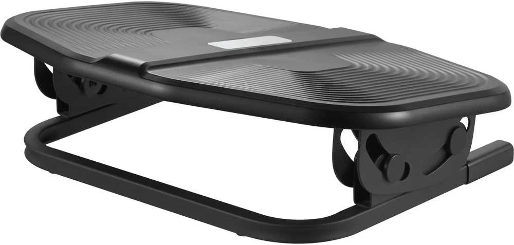 ErgoWork Footrest Zero -ergonominen jalkatuki, musta