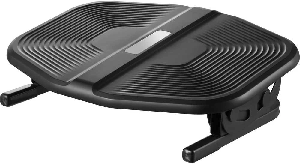 ErgoWork Footrest Zero -ergonominen jalkatuki, musta