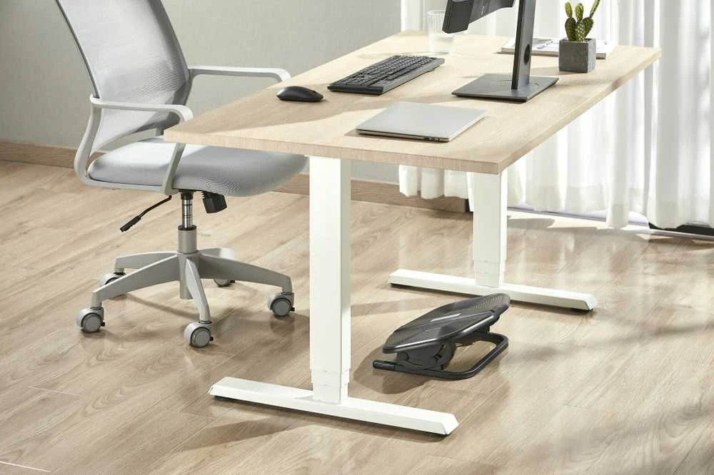 ErgoWork Footrest Zero -ergonominen jalkatuki, musta