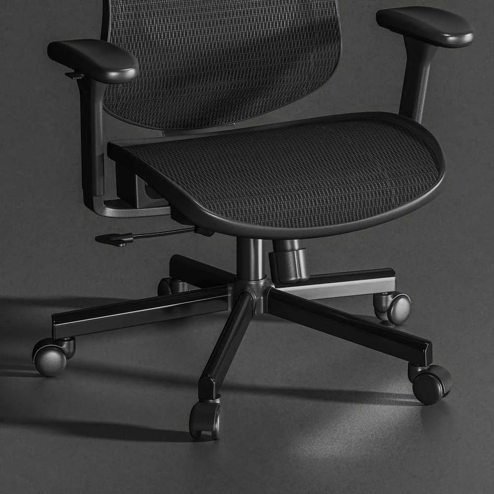 ErgoWork Lumbacker -työtuoli, musta