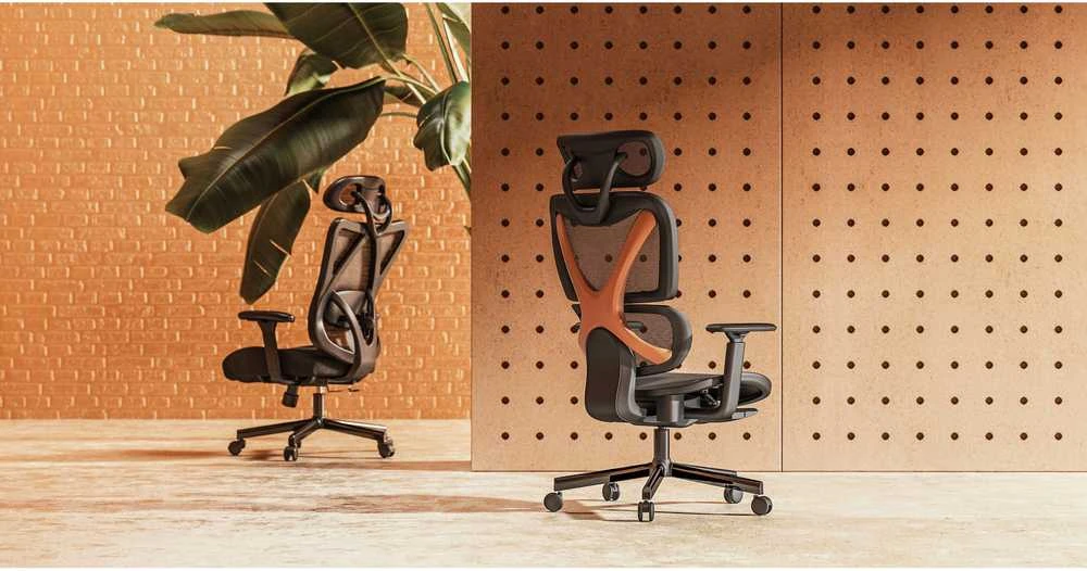 ErgoWork SpineX -työtuoli, musta