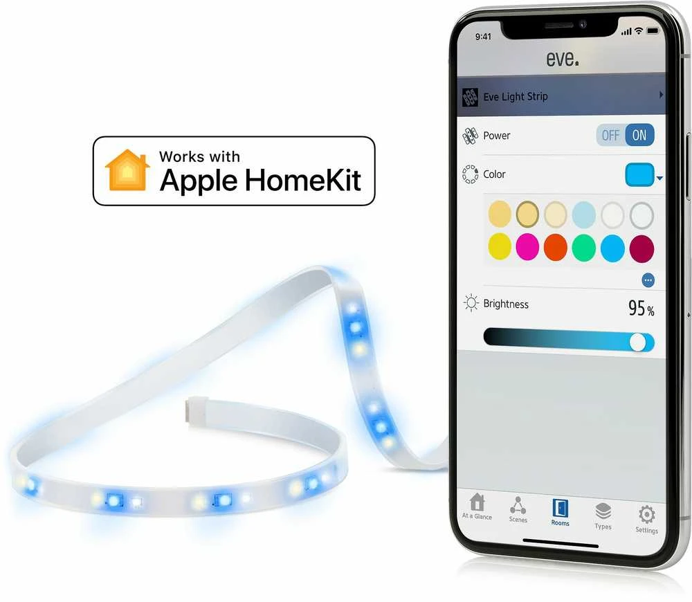 elgato Eve Systems EVE Light Strip – išmanioji LED šviesos juosta, skirta Apple HomeKit
