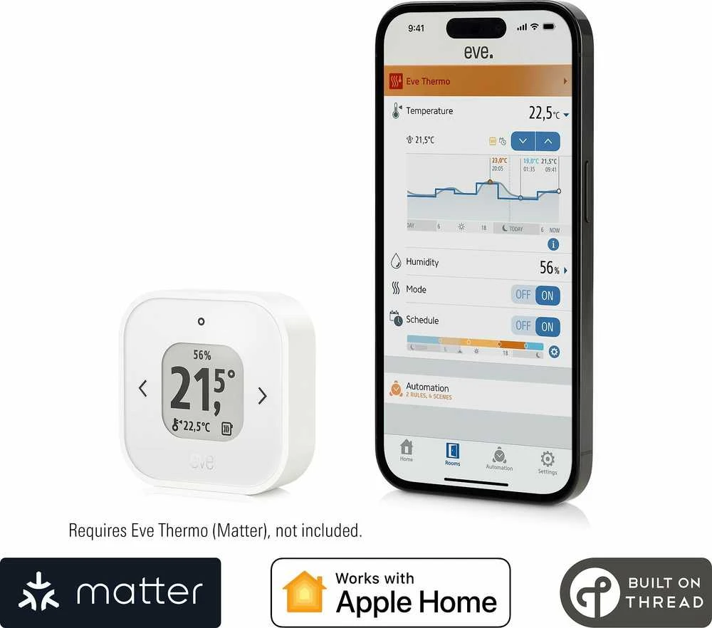 Eve Systems „Eve Thermo Control“ – (technologija „Matter“)