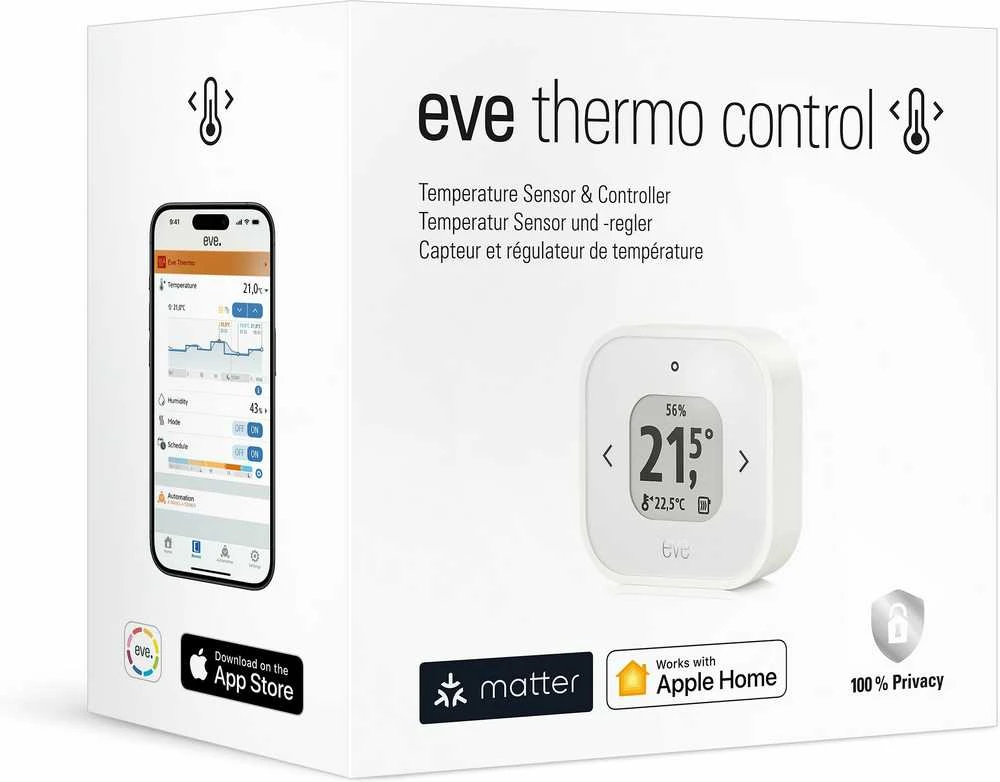 Eve Systems „Eve Thermo Control“ – (technologija „Matter“)