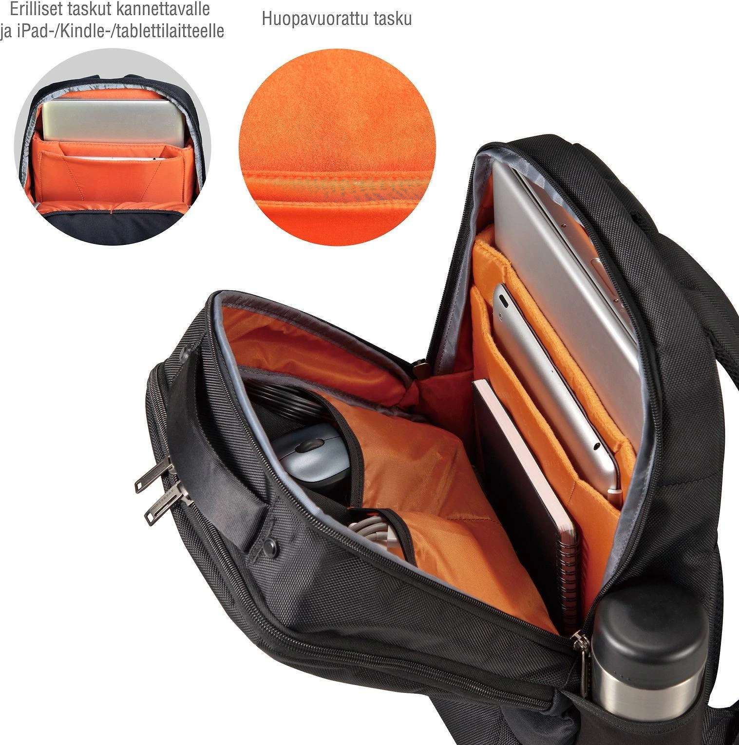 Everki Studio Slim Backpack 14,1 ", taip pat tinka MacBook Pro 15"
