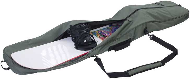 Evoc BOARD BAG L -lumilautapussi, vihreä (165cm)