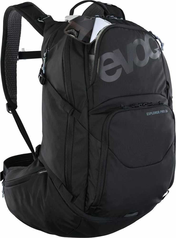 „Evoc Explorer Pro 26“ dviračių kuprinė – juoda