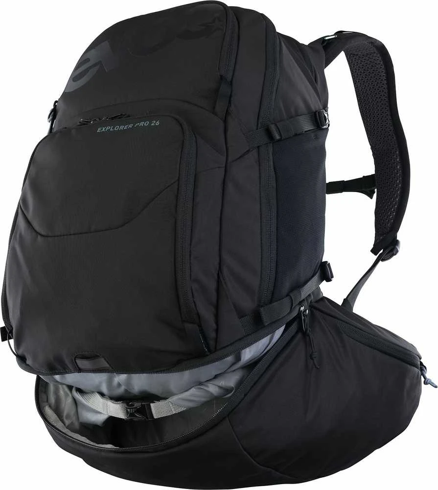 „Evoc Explorer Pro 26“ dviračių kuprinė – juoda
