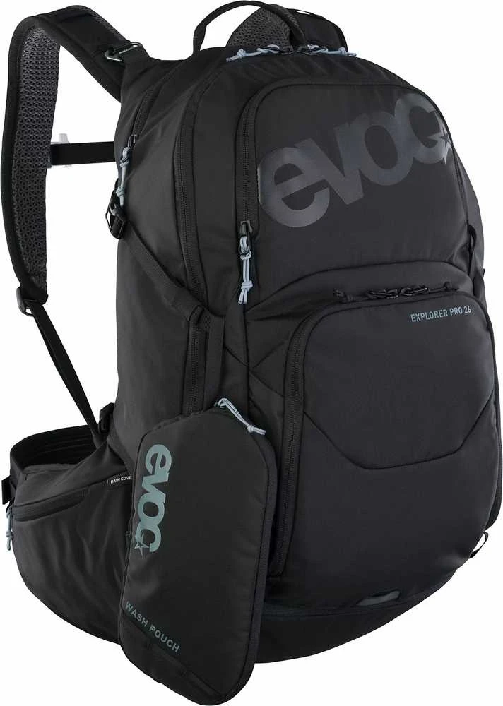 „Evoc Explorer Pro 26“ dviračių kuprinė – juoda
