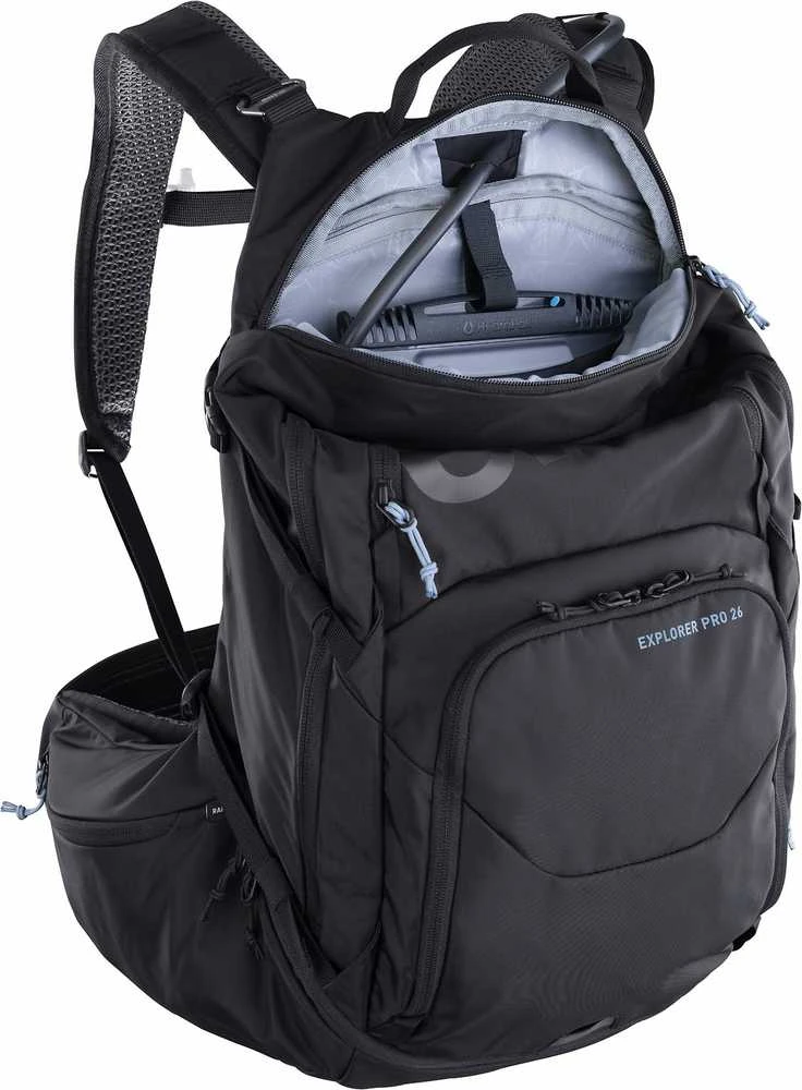 „Evoc Explorer Pro 26“ dviračių kuprinė – juoda