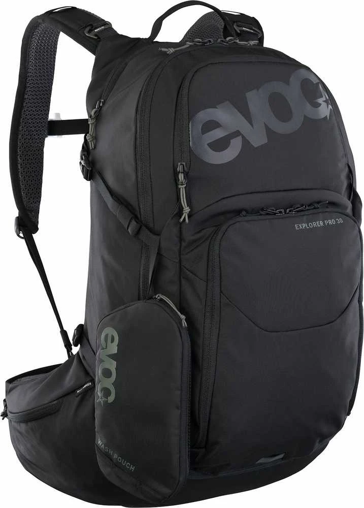 „Evoc Explorer Pro 30“ dviračių kuprinė – juoda
