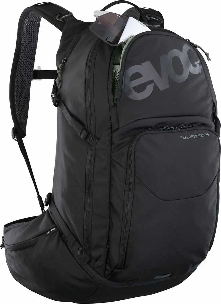 „Evoc Explorer Pro 30“ dviračių kuprinė – juoda
