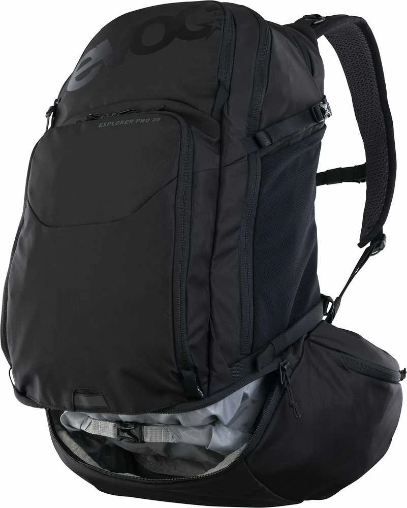 „Evoc Explorer Pro 30“ dviračių kuprinė – juoda