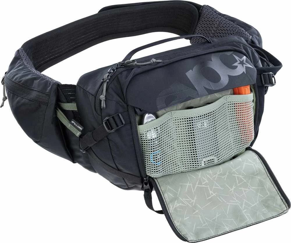 Evoc HIP PACK PRO 3 vyölaukku 1,5 l juomarakolla, musta