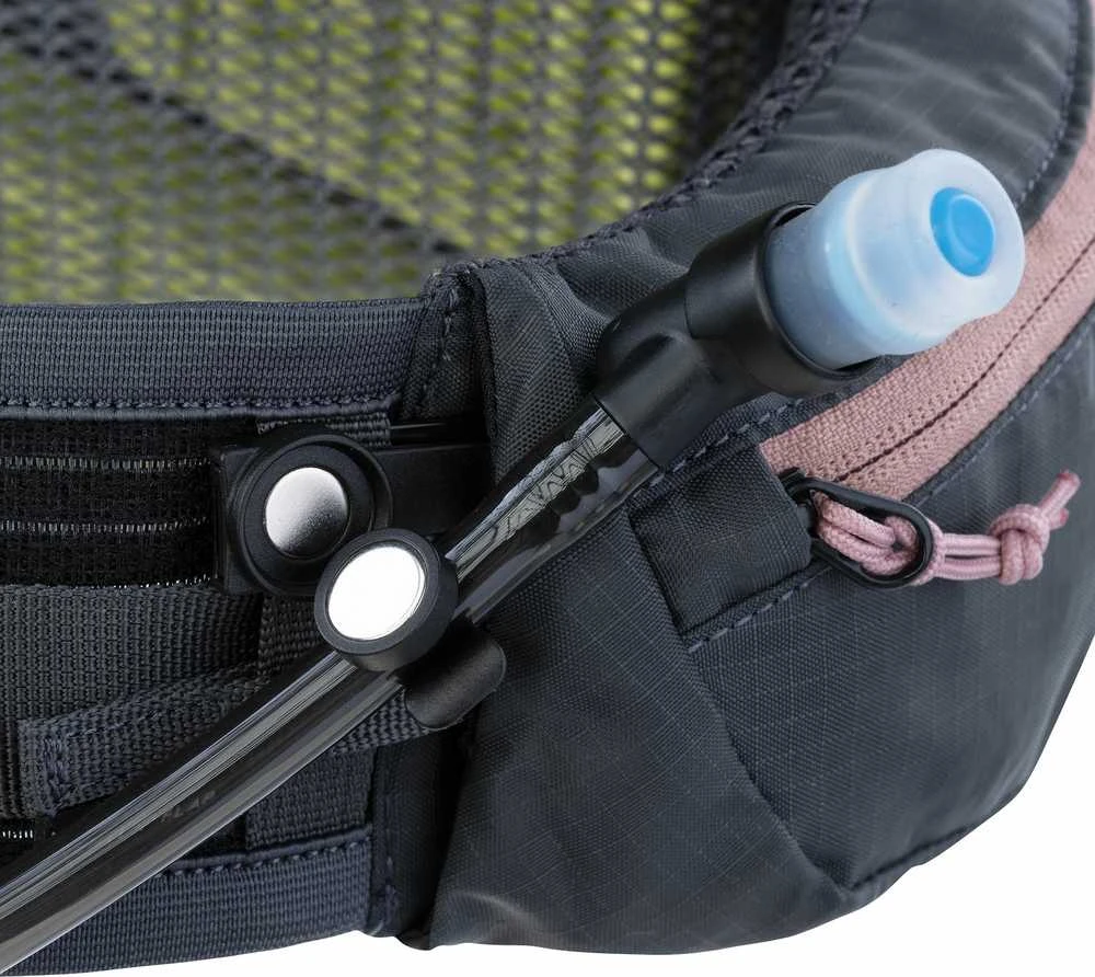 Evoc HIP PACK PRO 3 vyölaukku 1,5 l juomarakolla, pinkki/harmaa