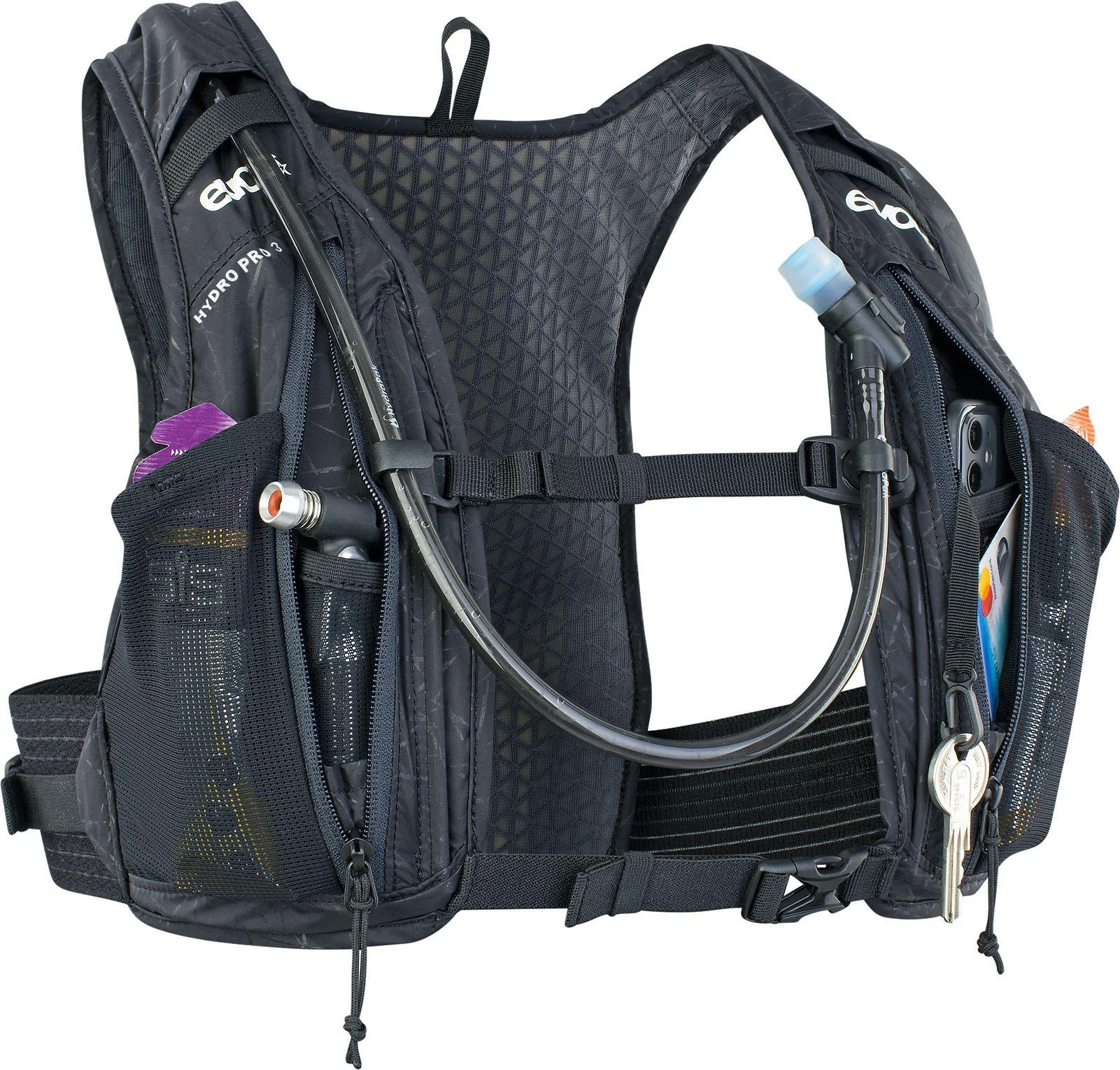 Kuprinė rowerowy Evoc Hydro Pro 3 + Hydration Bladder 1,5 - juodas
