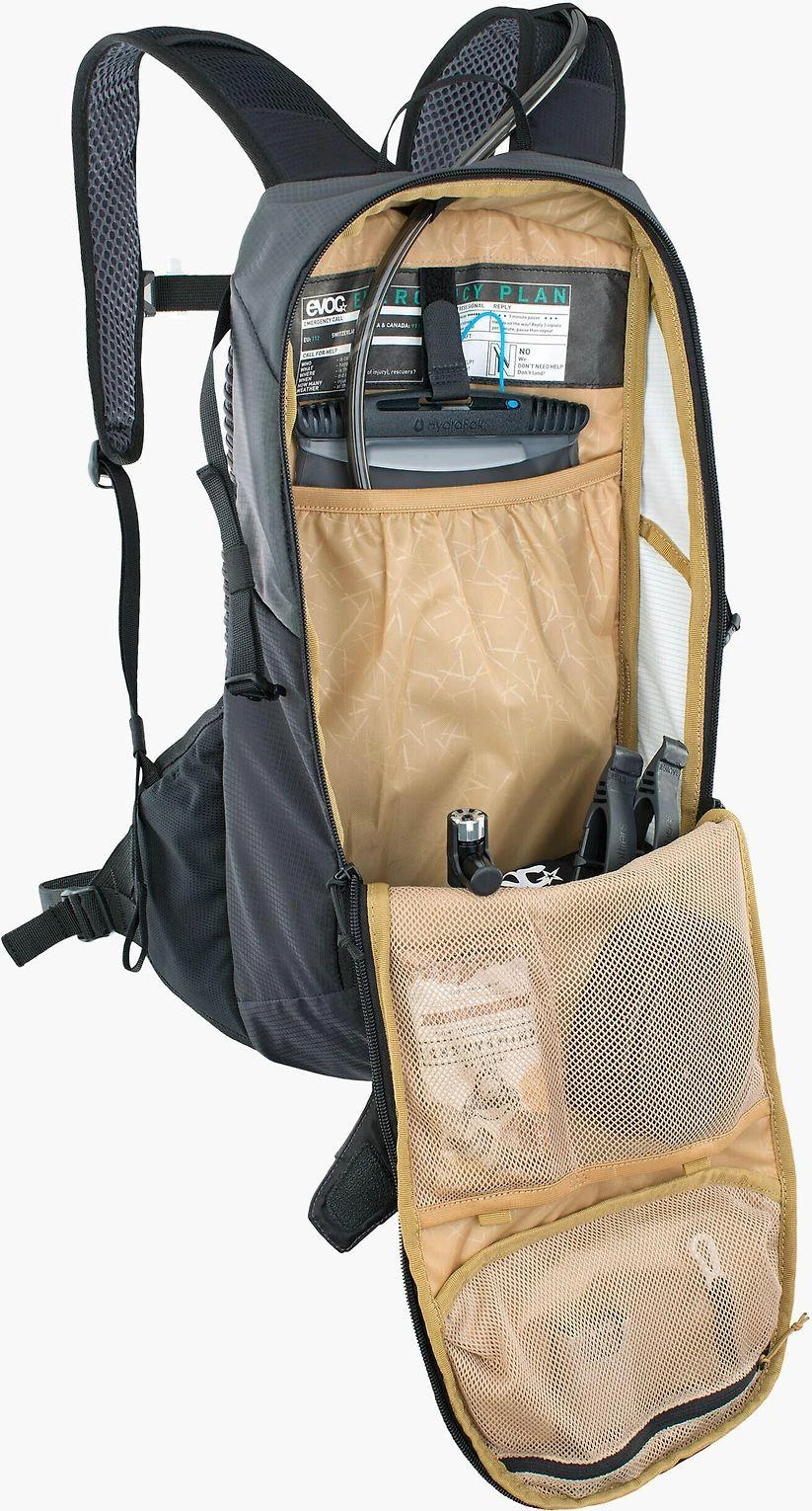 Evoc Ride kuprinė, 8 l ir 2 l gertuvė, juoda