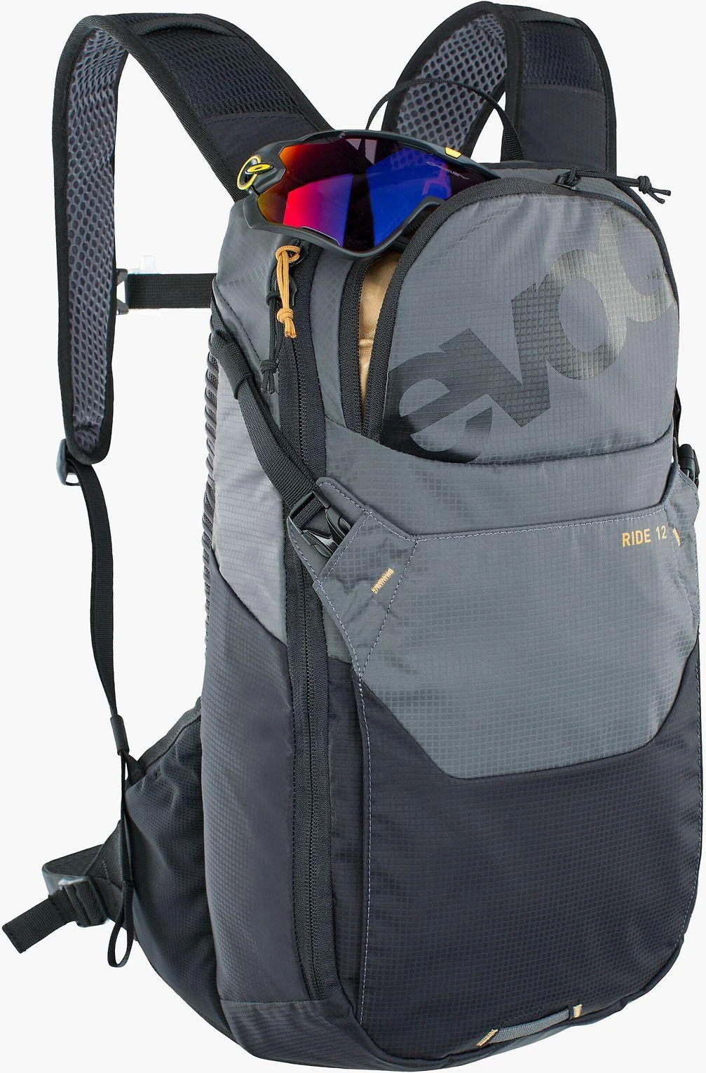 Evoc Ride kuprinė, 8 l ir 2 l gertuvė, juoda