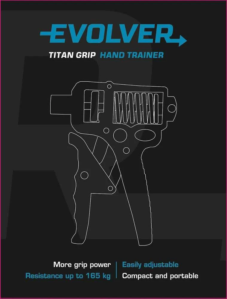 Evolver Titan Grip säädettävä käsipuristin
