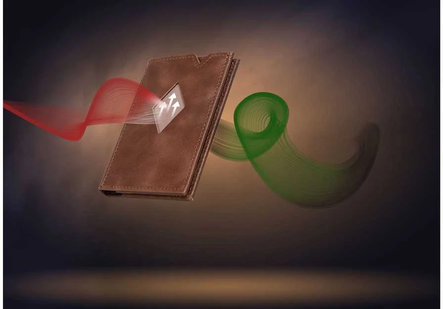 Exentri Miniwallet -lompakko, hasselpähkinä