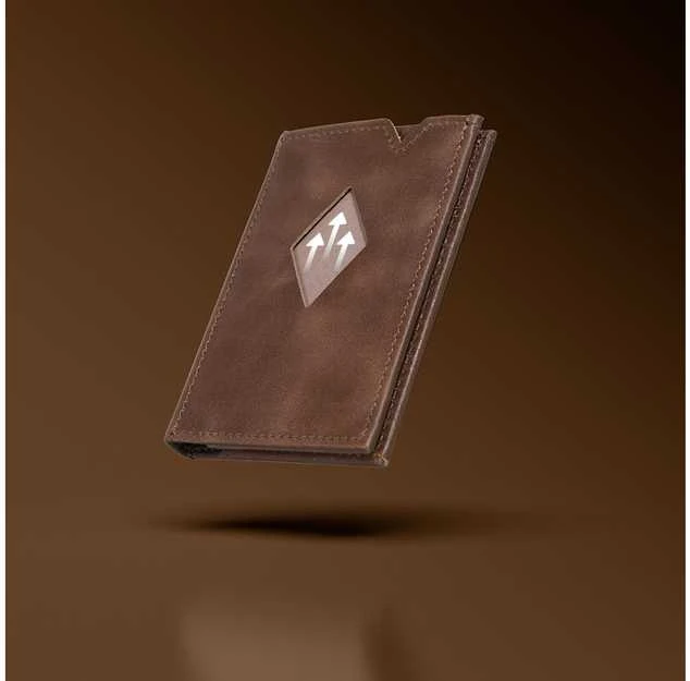 Exentri Miniwallet -lompakko, hasselpähkinä