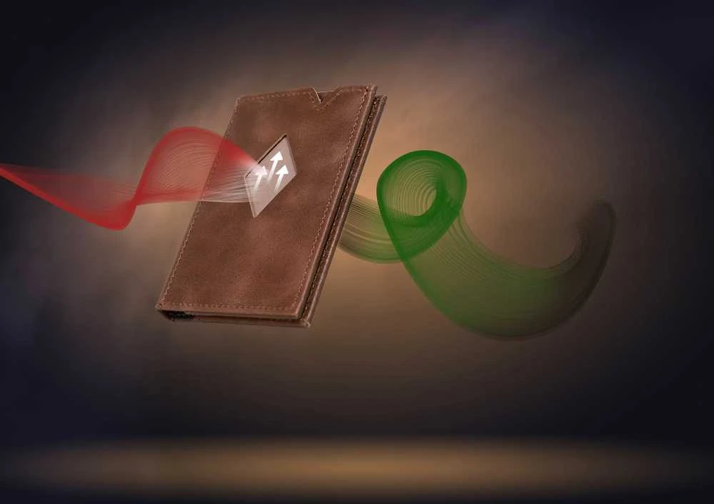 Exentri Miniwallet -lompakko, hasselpähkinä