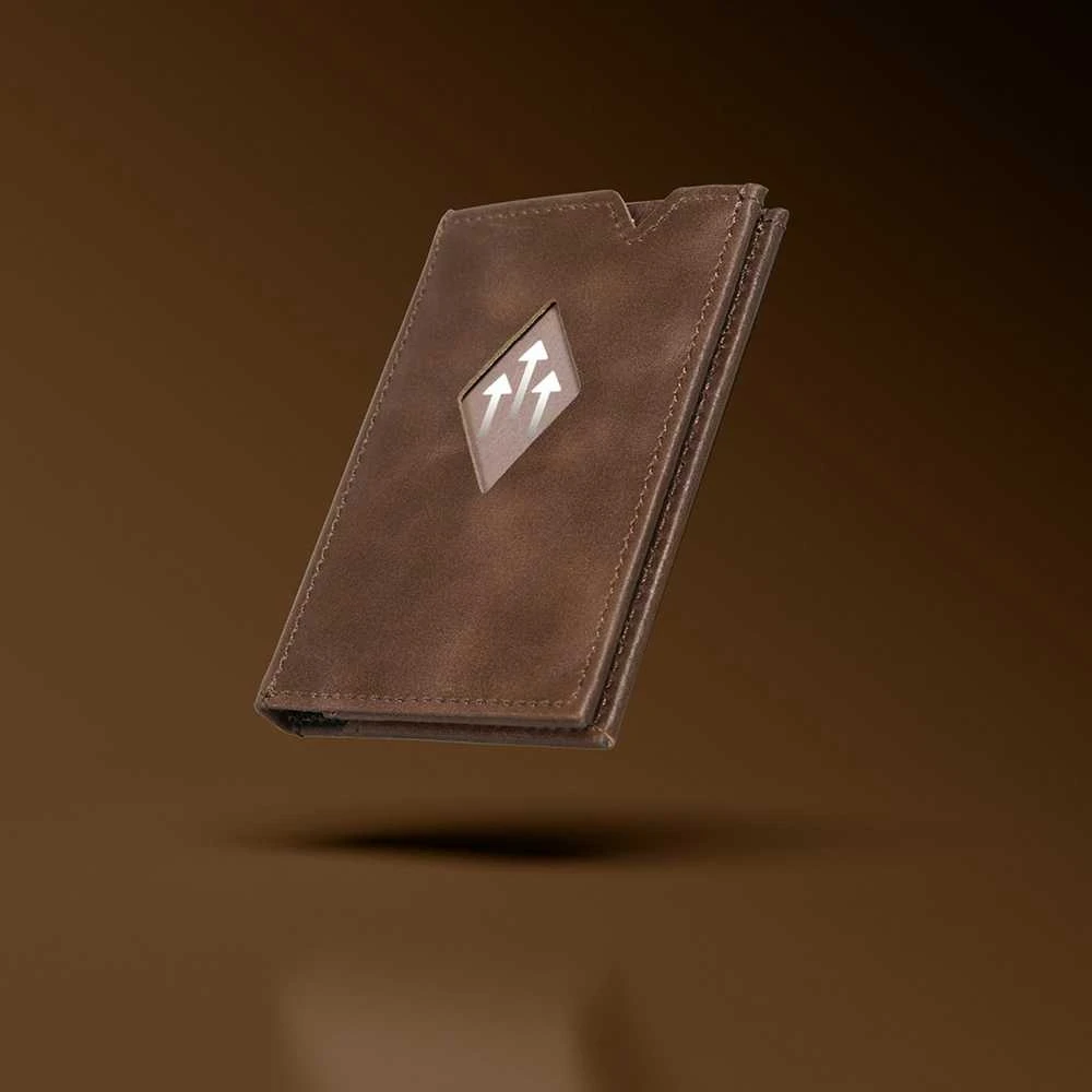 Exentri Miniwallet -lompakko, hasselpähkinä
